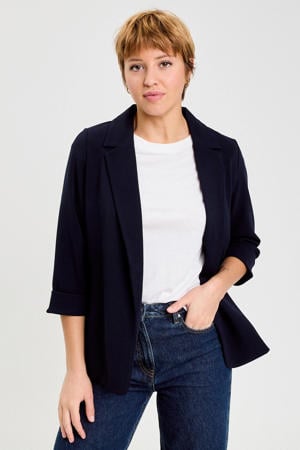 getailleerde blazer marineblauw
