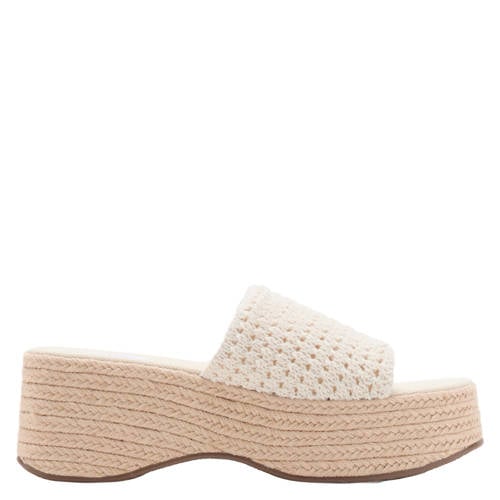 MANGO TEEN plateausandalen beige – lichtbeige