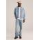 WE Fashion relaxed gestreepte T-shirt lichtroze