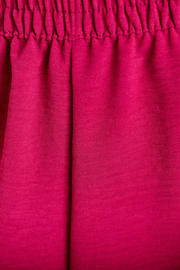 thumbnail: Roze dames Cache Cache regular waist casual short van polyester met effen