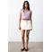 MANGO TEEN denim mini rok wit