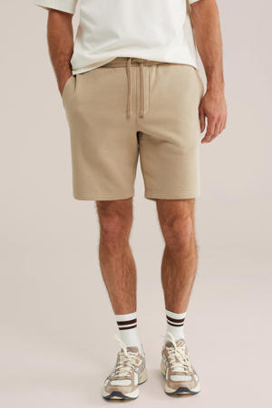 relaxed fit sweatshort - teak