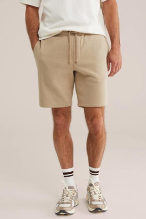 relaxed fit sweatshort - teak