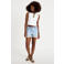Cache Cache straight regular waist short light blue denim