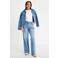 Cache Cache high waist wide leg jeans met borduursels en hartjes - mediumblauw