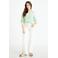 Cache Cache blouse met linnen groen