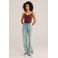 WE Fashion singlet met kant - donkerrood