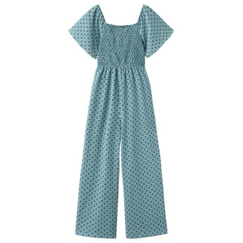 Mango Kids jumpsuit turquoise