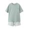 Mango Kids shortama groen/wit