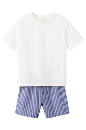   shortama wit/paars