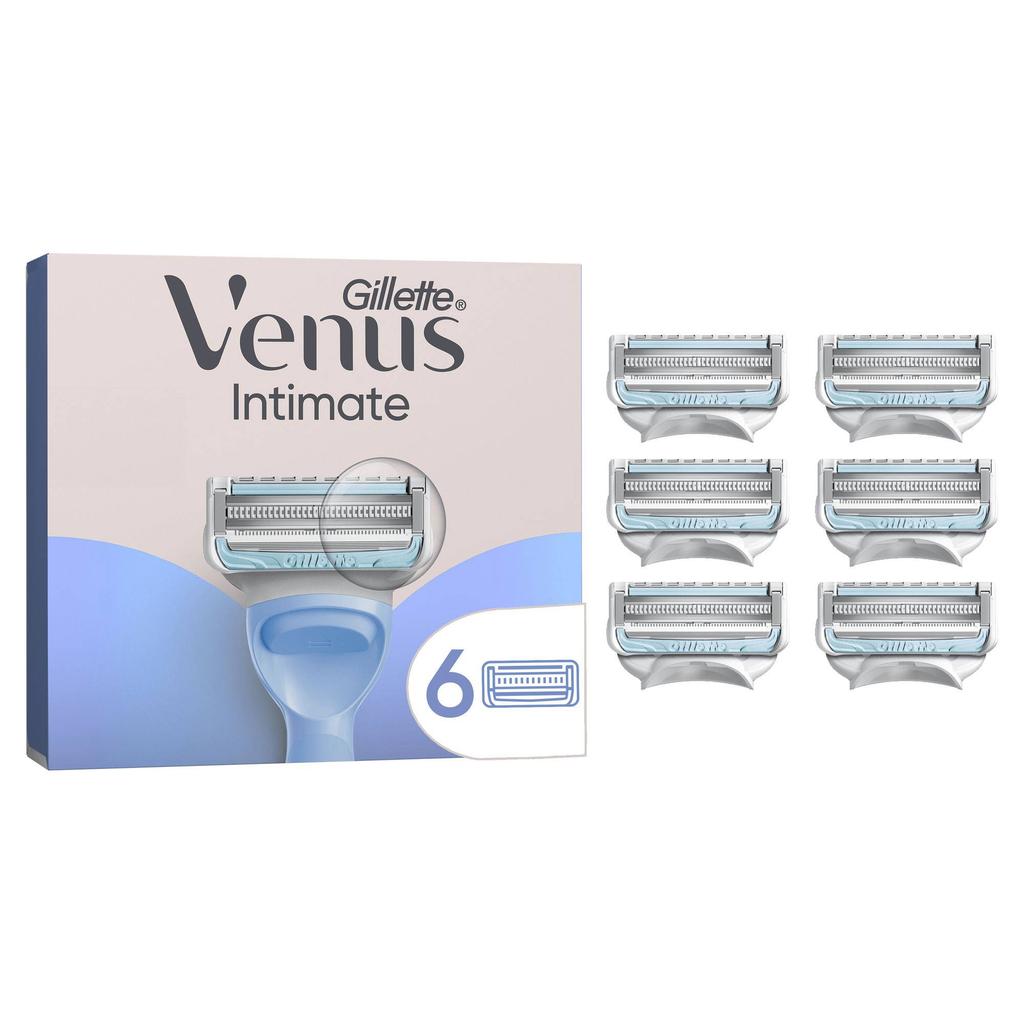 Gillette Venus Intimate voor de intieme zone - 6 Scheermesjes