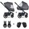 Easywalker Harvey accessory pack (car seat adapter, height adapter, raincover seat/carrycot)
