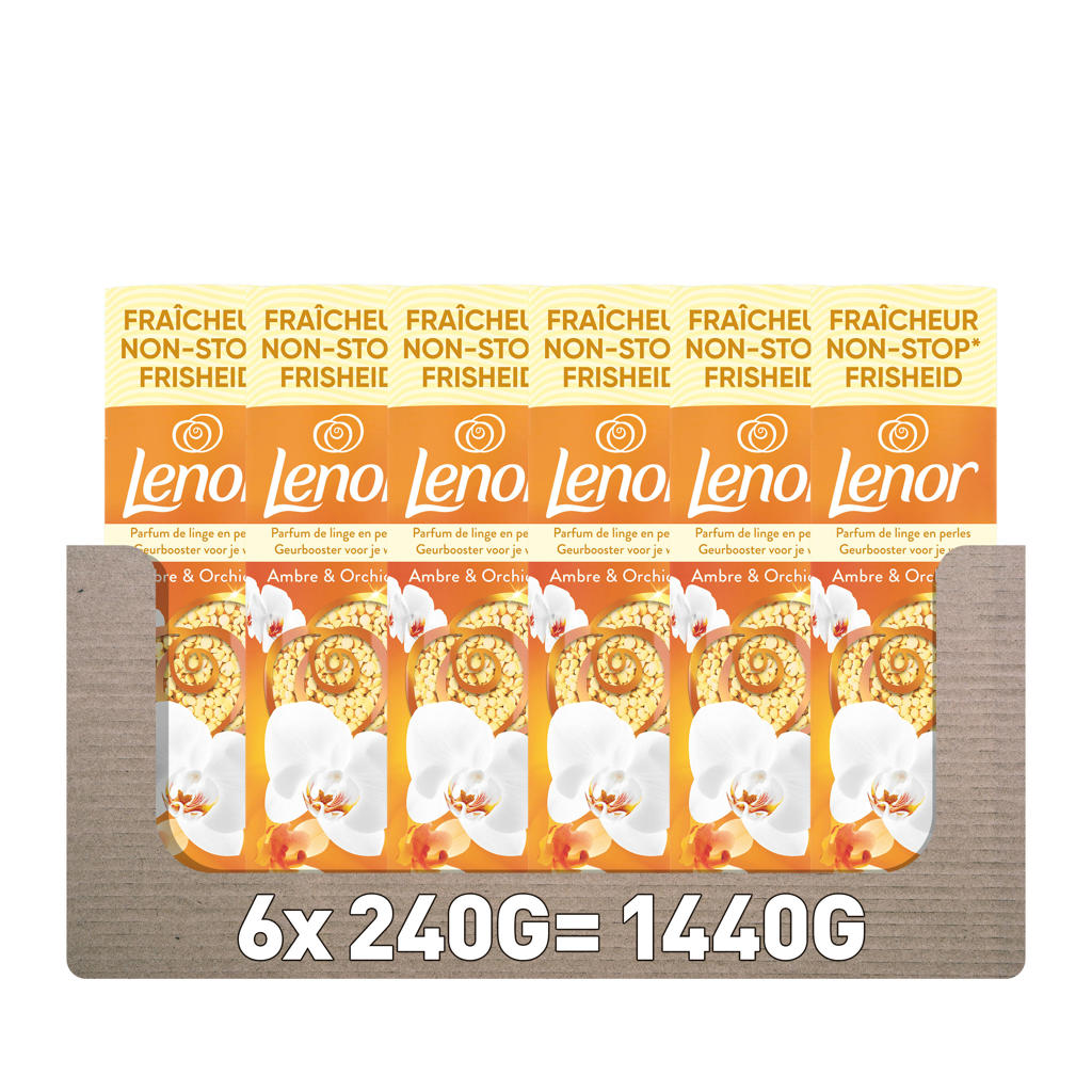 Lenor Geurbooster Amber & Orchidee - 6 x 240 gram