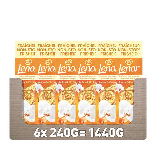 Lenor Geurbooster Amber & Orchidee - 6 x 240 gram afbeelding