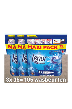 Wasmiddel Pods Zeebries - 3 x 35 stuks - 105 wasbeurten