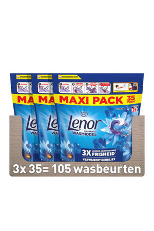 Wasmiddel Pods Zeebries - 3 x 35 stuks - 105 wasbeurten