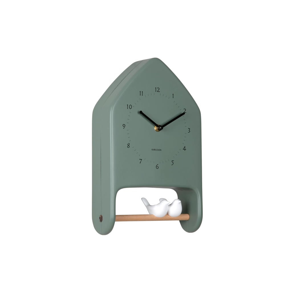 Karlsson wandklok Love Birds
