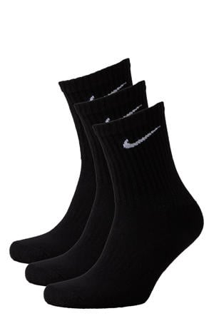 Everyday Cushioned sportsokken - zwart (set van 3)