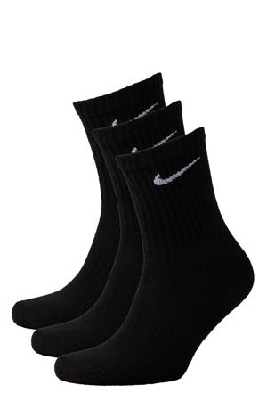 Everyday Cushioned sportsokken - zwart (set van 3)