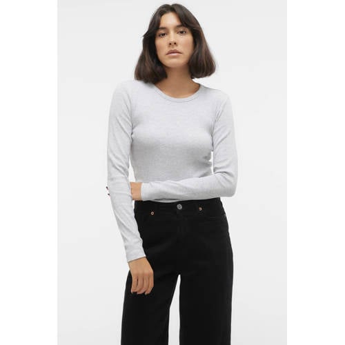 VERO MODA top lichtgrijs afbeelding