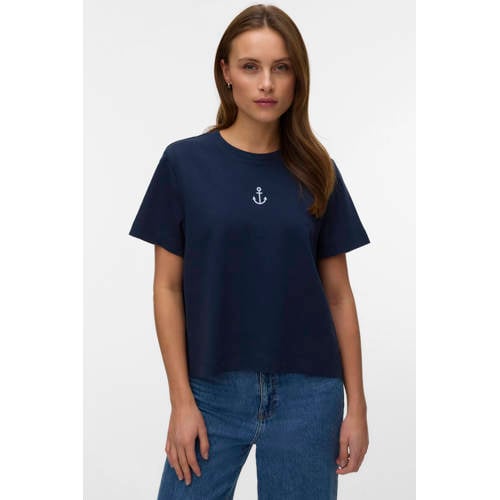 VERO MODA T-shirt donkerblauw afbeelding