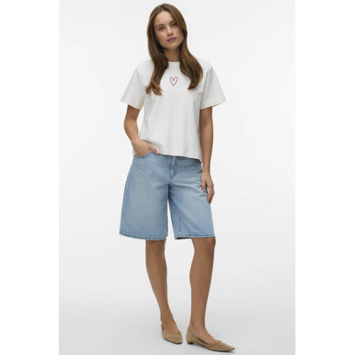 VERO MODA T-shirt wit afbeelding