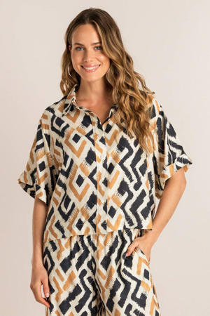 blouse donkerblauw