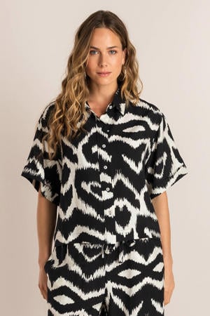blouse zwart