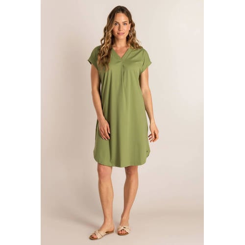 Ivy Beau midi jurk lichtgroen afbeelding