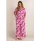Ivy Beau wide leg regular waist broek roze