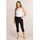 Ivy Beau cropped broek travelstof zwart