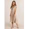 Ivy Beau midi jurk ecru