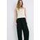 Mango top ecru gebreid