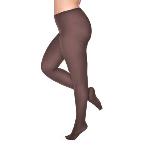 Pamela Mann Plus Size panty 50 denier donkerbruin afbeelding