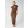 Shoeby midi rok bruin