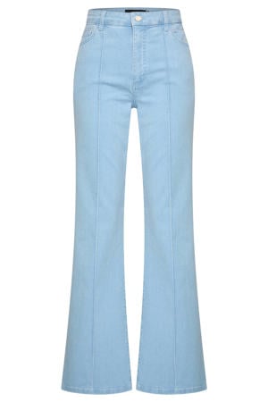 flared jeans light blue denim