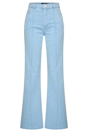 flared jeans light blue denim