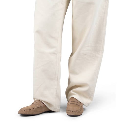 PS Poelman Sammy suède loafers beige afbeelding
