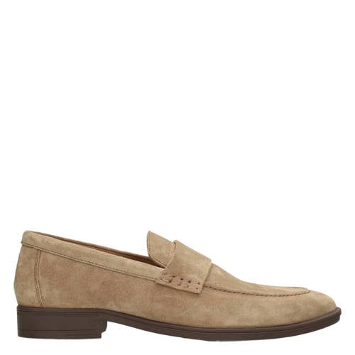 PS Poelman suède loafers beige afbeelding