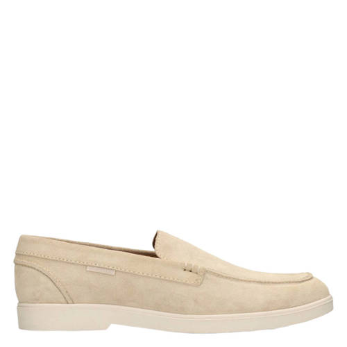 PS Poelman suède loafers beige afbeelding