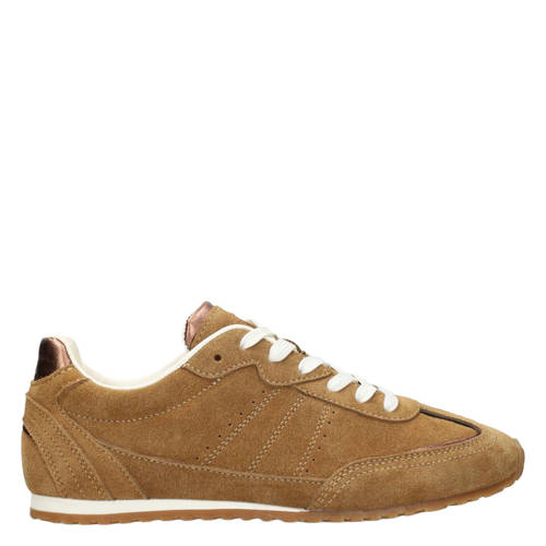 PS Poelman Tiffy suède sneakers cognac