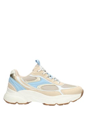 sneakers beige/blauw