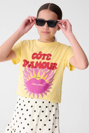 T-shirt geel