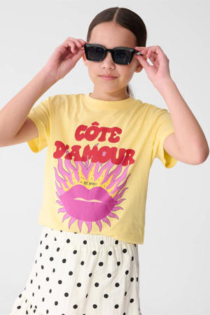T-shirt geel