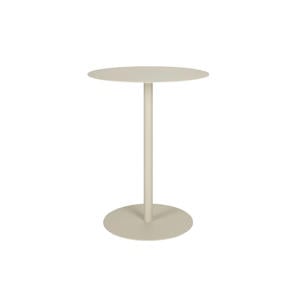 Snow Bistrotafel Rond 57 cm Metaal Beige