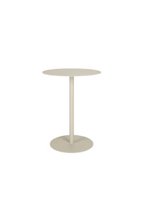  Snow Bistrotafel Rond 57 cm Metaal Beige