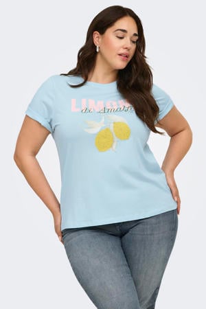 T-shirt lichtblauw