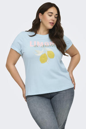 T-shirt lichtblauw
