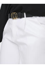 thumbnail: ONLY CARMAKOMA high waist straight bermuda short Plus Size - wit