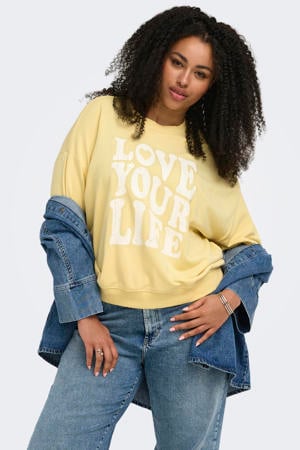 sweater lichtgeel